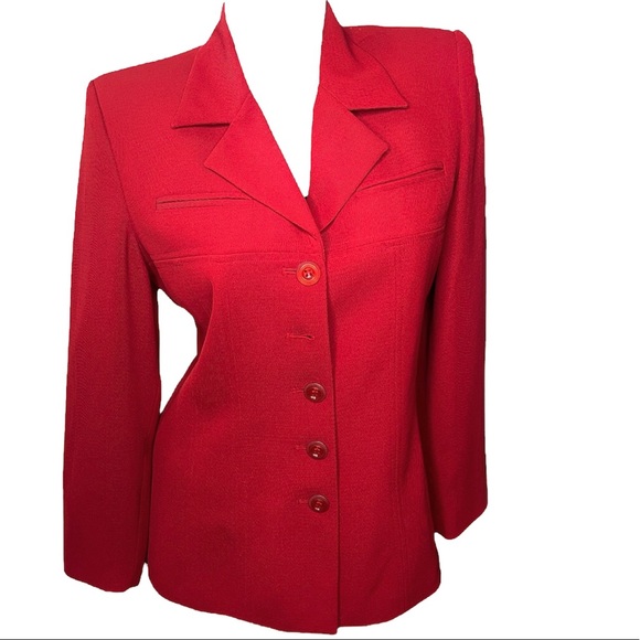 LARRY LEVINE Red Blazer - Picture 6 of 6